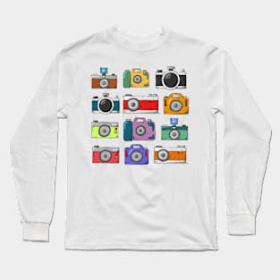 Retro Camers Long Sleeve T-Shirt